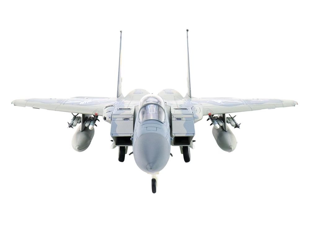 McDonnell Douglas F-15C Eagle Fighter Aircraft "86-0171 Florida ANG 75th Anniversary" (2022) United States Air Force "Air Power Series" 1/72 Diecast Model by Hobby Master view 3