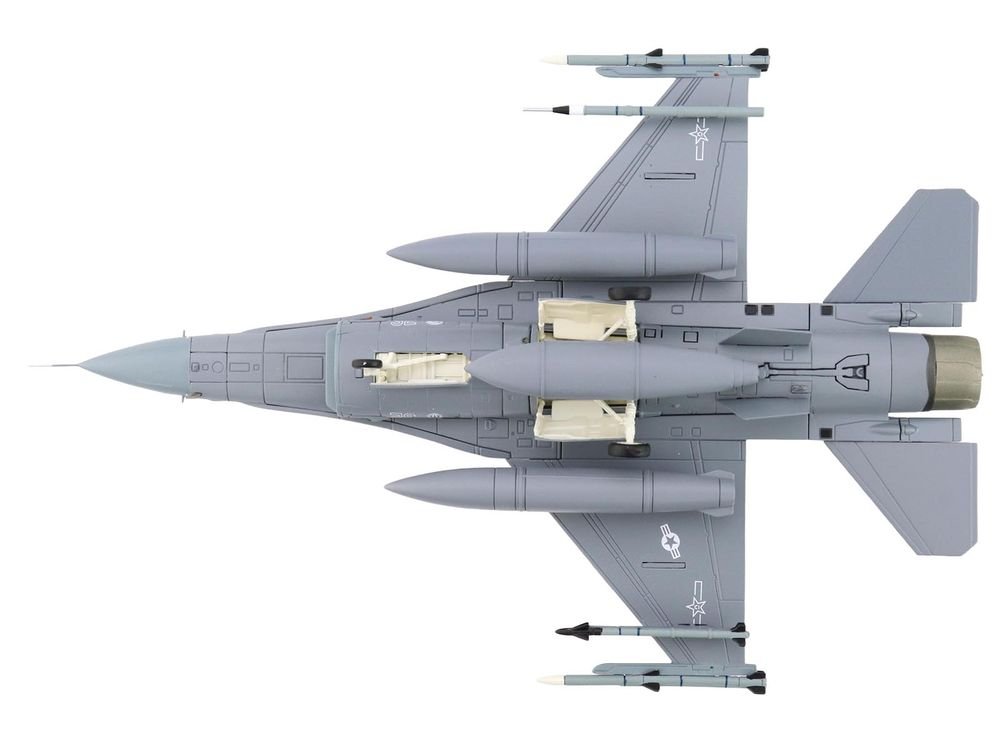 Lockheed F-16C Fighting Falcon Fighter Aircraft "J-20 Aggressor Concept Scheme 706th Aggressor Squadron" United States Air Force "Air Power Series" 1/72 Diecast Model by Hobby Master view 4