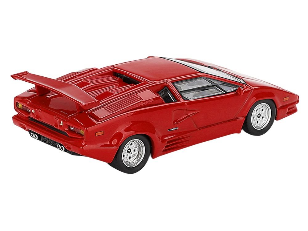 Lamborghini Countach "25th Anniversary" Red Limited Edition 1/64 Diecast Model Car by Mini GT view 4