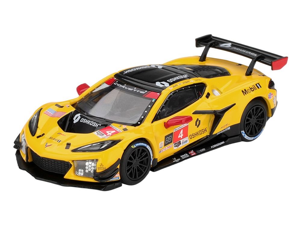 Chevrolet Corvette Z06 GT3.R #4 Nicky Catsburg - Tommy Milner - Nicolas Varrone "Corvette Racing by Pratt Miller Motorsports" IMSA "24 Hours of Daytona" (2025) Limited Edition 1/64 Diecast Model Car by Mini GT view 2