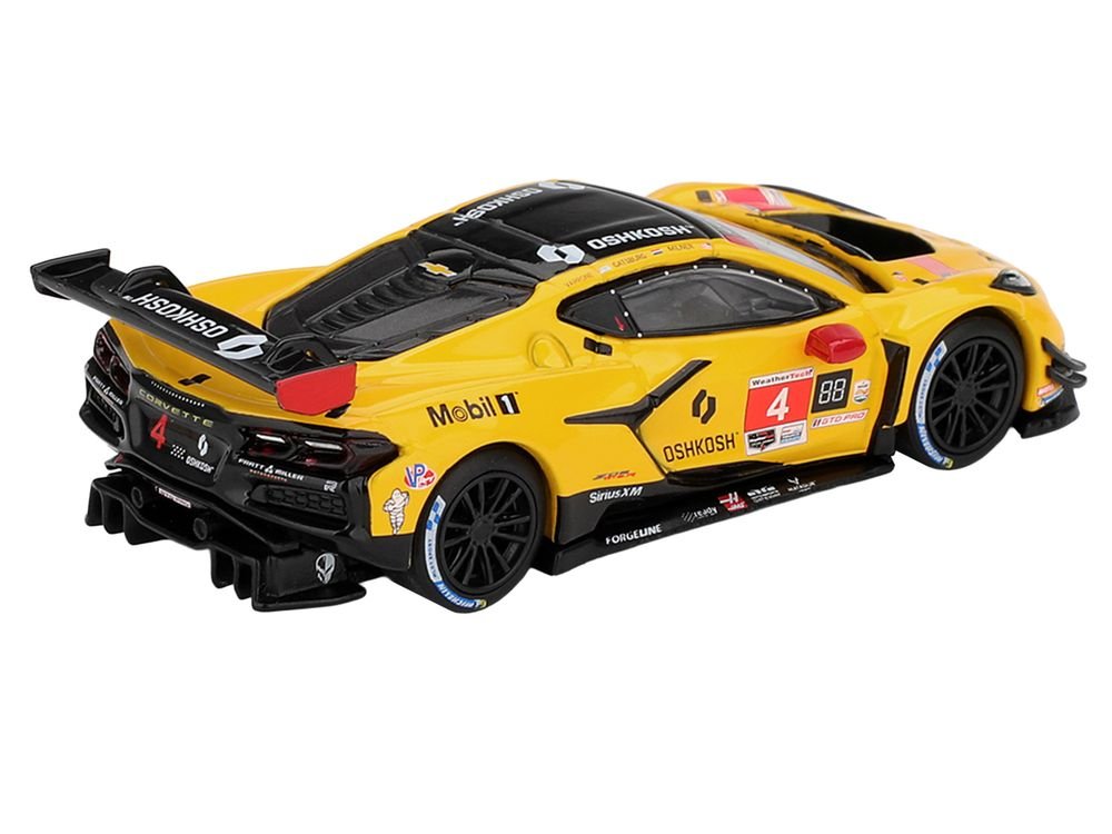 Chevrolet Corvette Z06 GT3.R #4 Nicky Catsburg - Tommy Milner - Nicolas Varrone "Corvette Racing by Pratt Miller Motorsports" IMSA "24 Hours of Daytona" (2025) Limited Edition 1/64 Diecast Model Car by Mini GT view 4