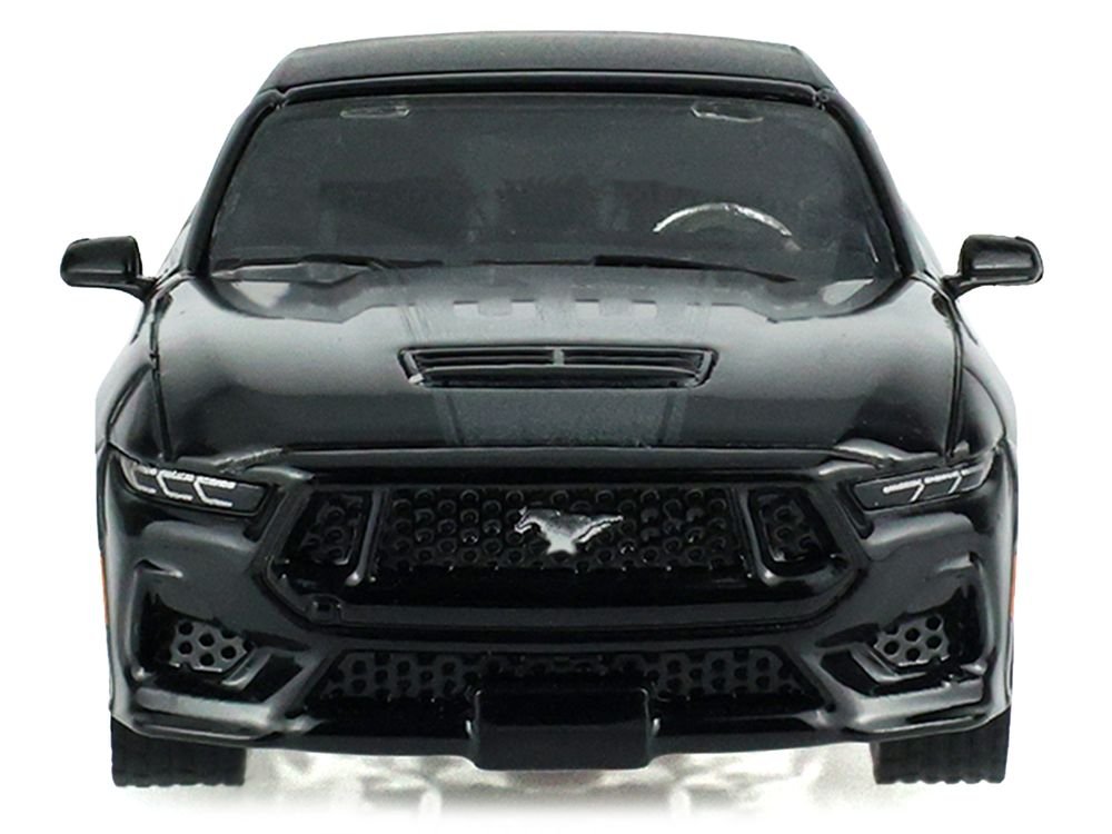 2024 Ford Mustang GT Convertible Black "Black Bandit" Series 31 1/64 Diecast Model Car by Greenlight view 4