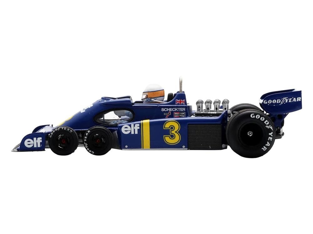 Tyrrell P34 #3 Jody Scheckter Formula One F1 "Dutch GP" (1976) with Driver 1/43 Model Car by Spark view 3