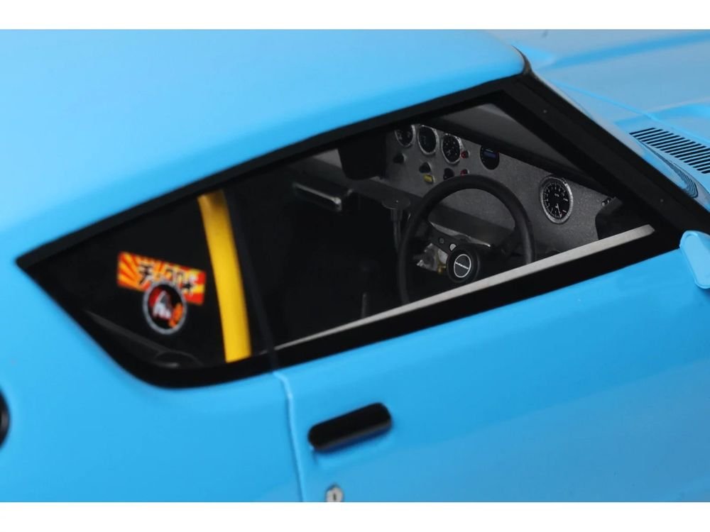 2024 Nissan Skyline 2000 GT-R (KPGC110) "LB-Works" RHD (Right Hand Drive) Blue Limited Edition to 999 pieces Worldwide 1/18 Model Car by Otto Mobile view 2