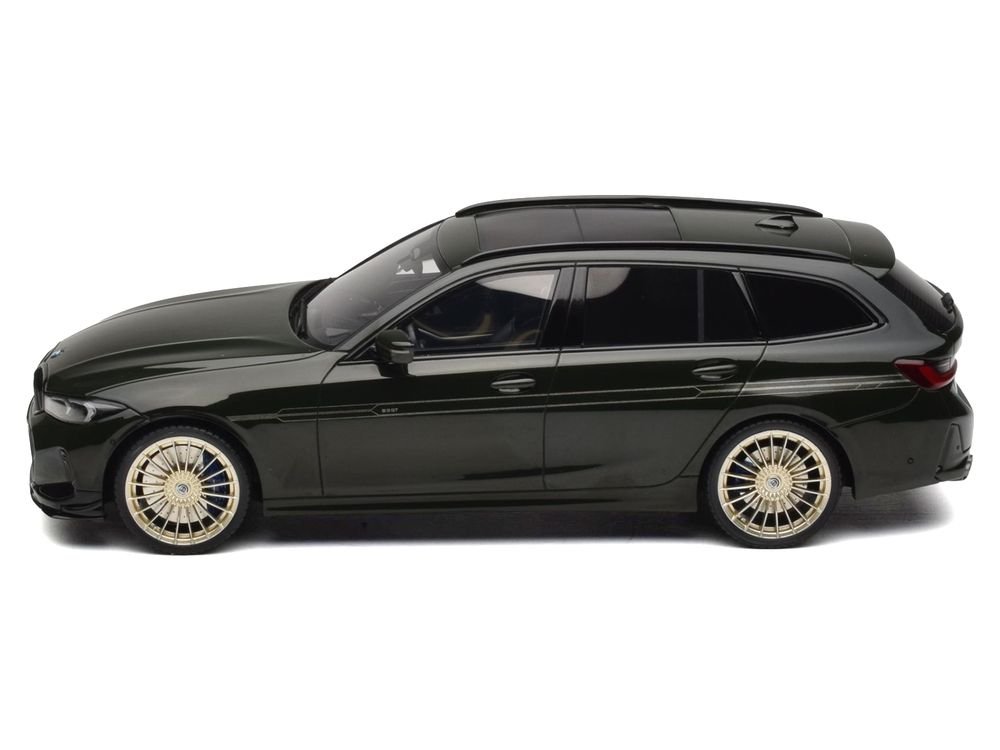 2025 BMW Alpina B3 GT Touring Green Metallic 1/18 Model Car by GT Spirit view 3