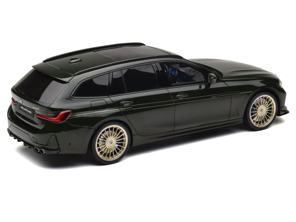 2025 BMW Alpina B3 GT Touring Green Metallic 1/18 Model Car by GT Spirit view 4