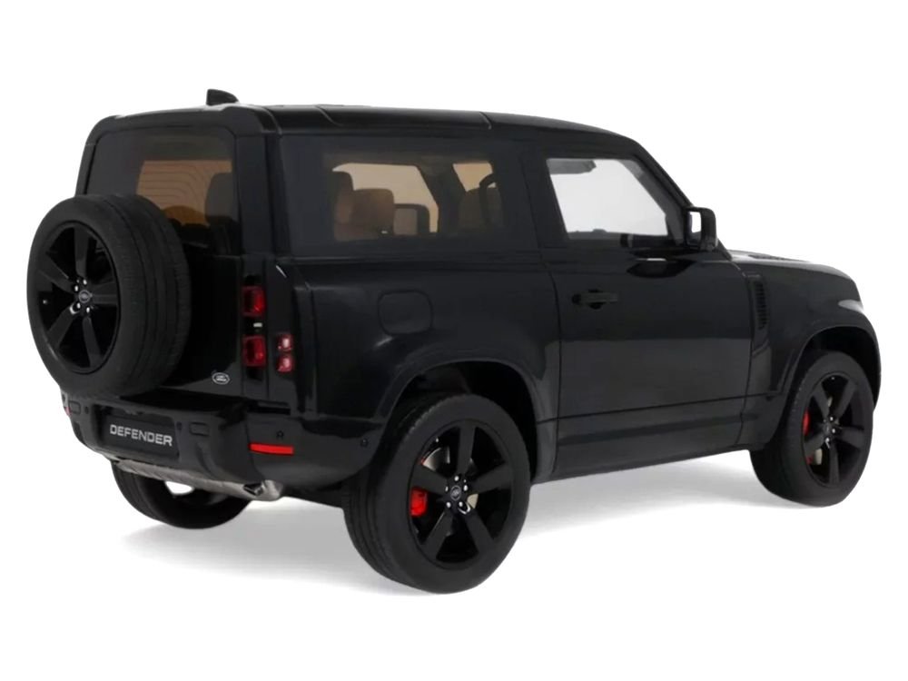 2021 Land Rover Defender 90 P400 X-Dynamic HSE Black Metallic 1/18 Model Car by GT Spirit view 5