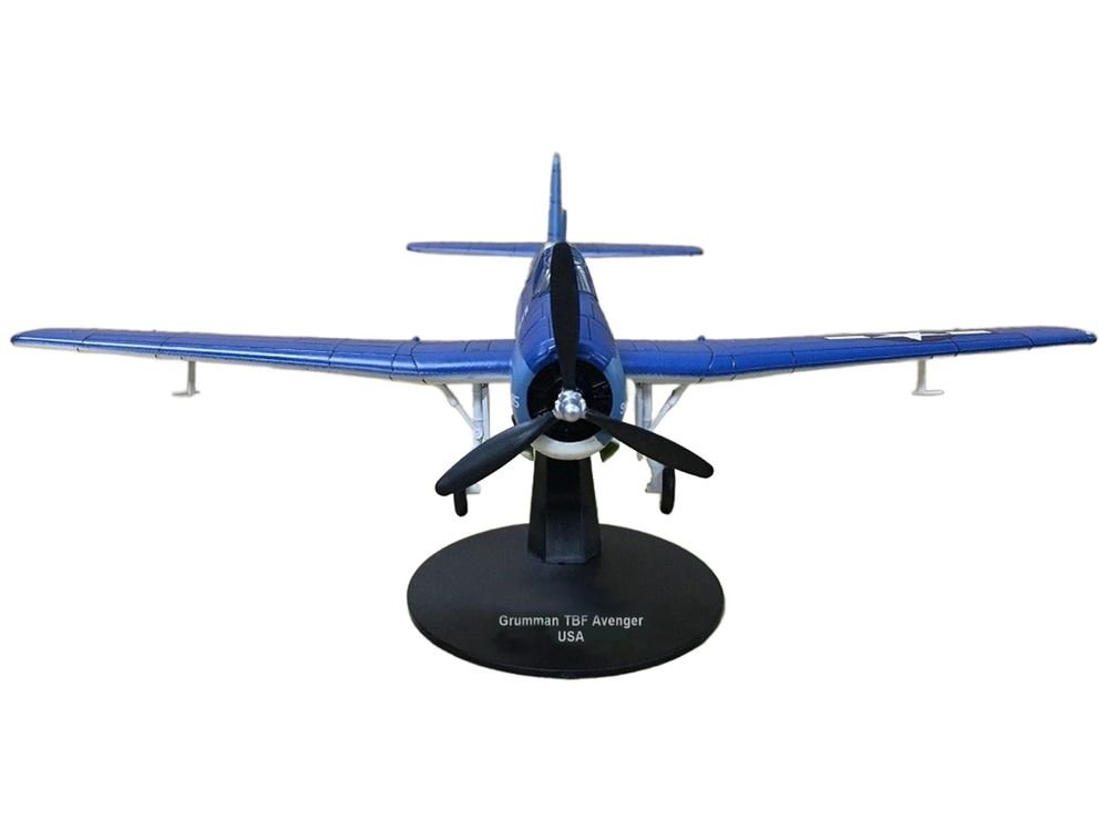 Grumman TBF Avenger Bomber Aircraft "White 95 USS Hornet" (1944) United States Navy 1/72 Diecast Model by Militaria Die Cast view 3