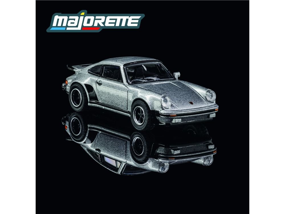 1975 Porsche 930 Turbo Silver Metallic "Collection" Series 1/64 Diecast Model Car by Majorette view 5