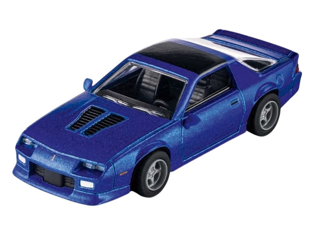 1985 Chevrolet Camaro Blue Metallic with Black Top "Collection" Series 1/64 Diecast Model Car by Majorette view 2