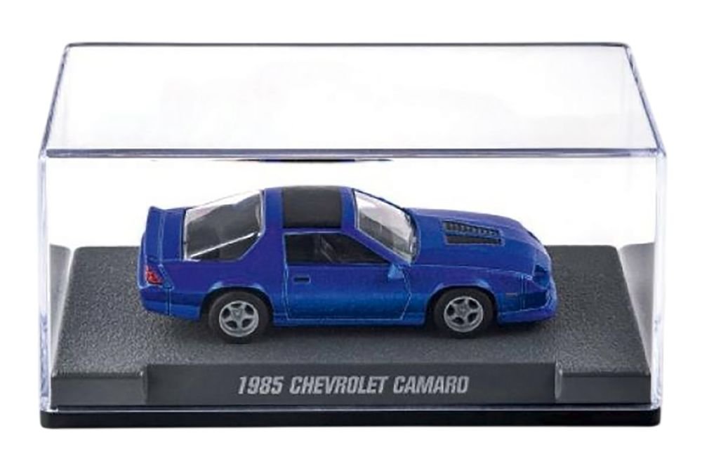 1985 Chevrolet Camaro Blue Metallic with Black Top "Collection" Series 1/64 Diecast Model Car by Majorette view 3