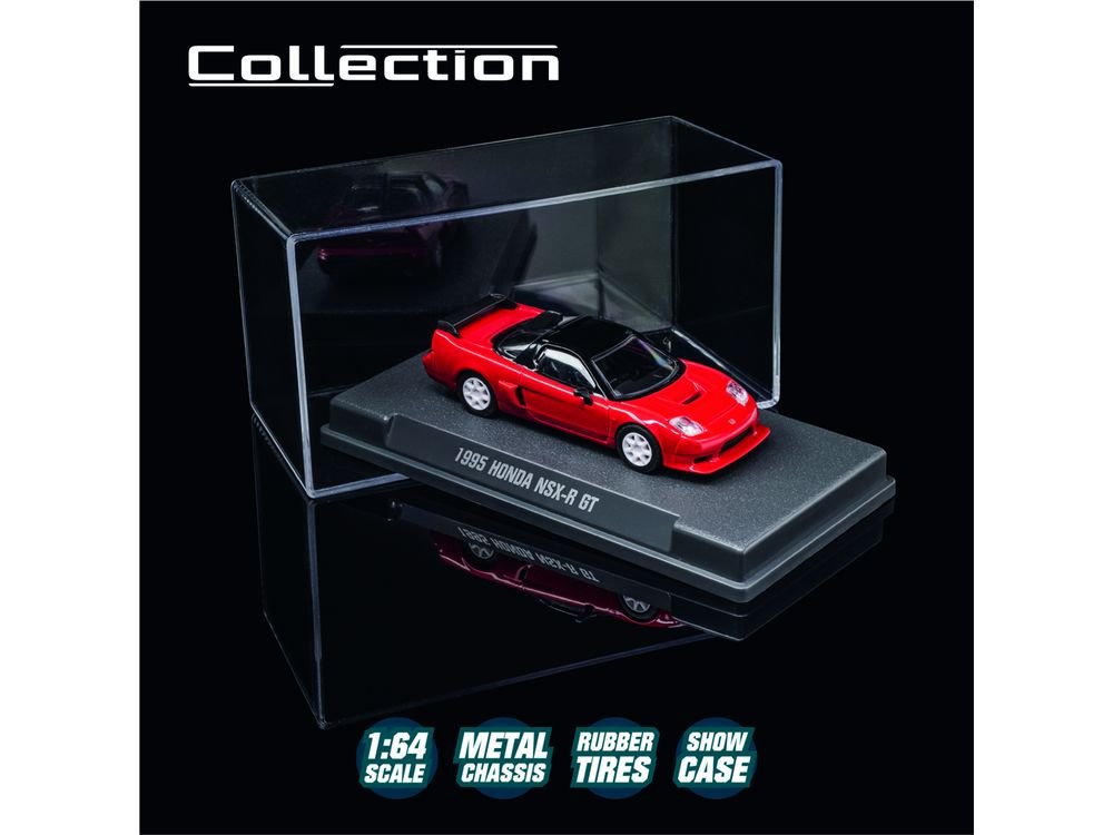 1995 Honda NSX-R GT RHD (Right Hand Drive) Red with Black Top "Collection" Series 1/64 Diecast Model Car by Majorette view 4