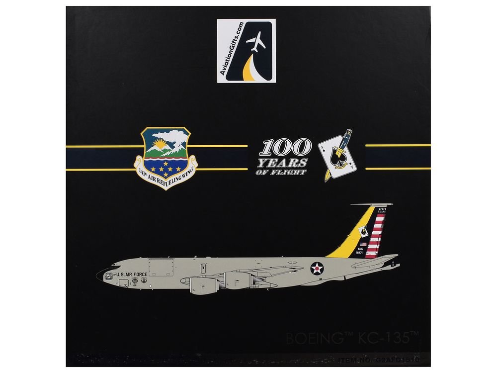 Boeing KC-135 Stratotanker Tanker Aircraft "Washington Air National Guard - 100 Years" United States Air Force "Gemini 200" Series 1/200 Diecast Model Airplane by GeminiJets view 3
