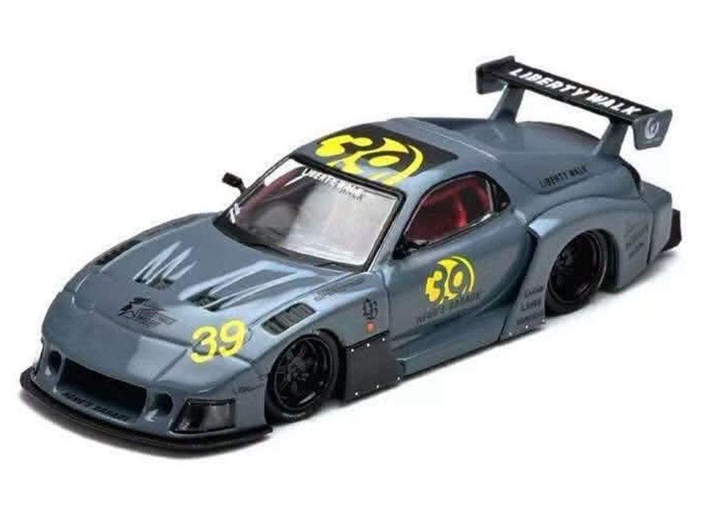 Mazda RX7 (FD3S) LB-Super Silhouette RHD (Right Hand Drive) #39 "Heng's Garage" Gray "Thailand Diecast Expo 2026 Event Edition" 1/64 Diecast Model Car by Inno Models view 2