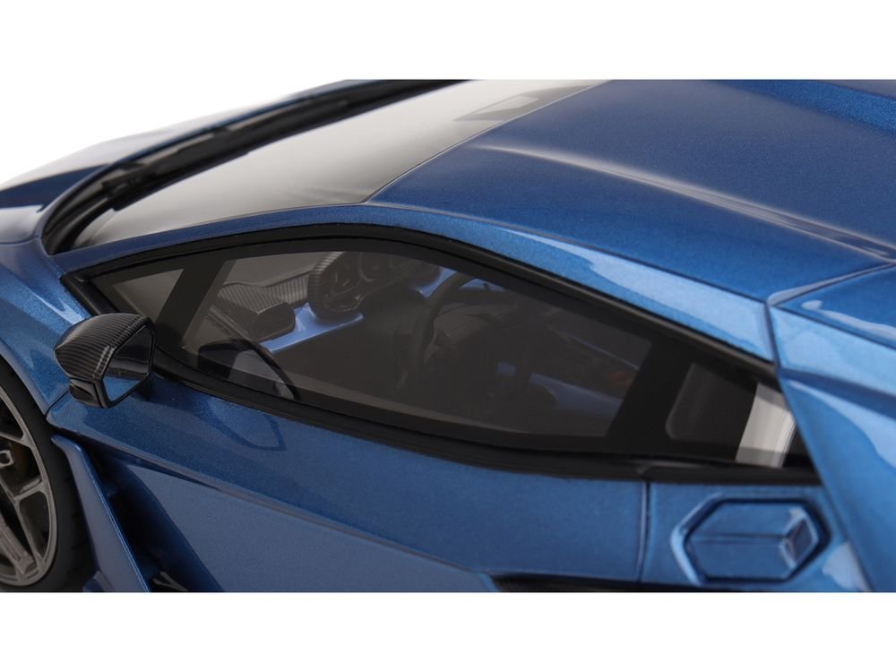 Lamborghini Revuelto Blu Eleos Blue Metallic 1/18 Model Car by Top Speed view 2