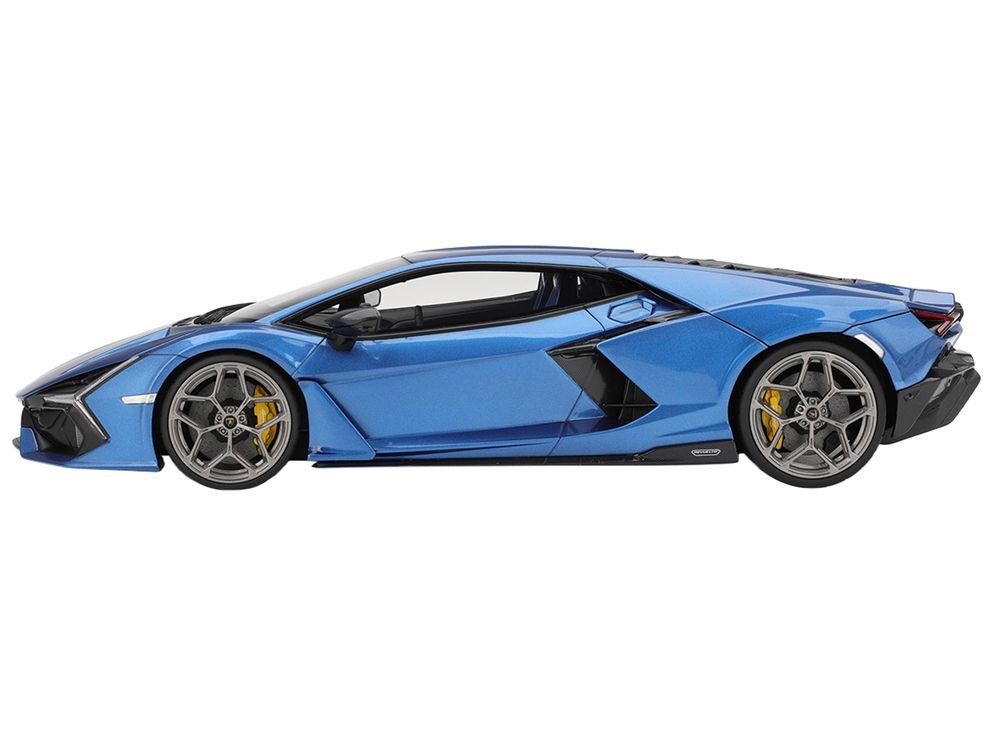 Lamborghini Revuelto Blu Eleos Blue Metallic 1/18 Model Car by Top Speed view 3