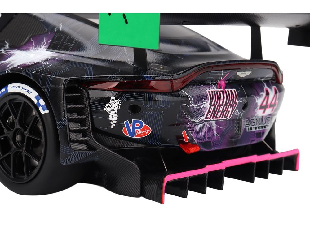 Aston Martin Vantage GT3 EVO #44 John Potter - Spencer Pumpelly - Marco Sorensen "Magnus Racing" IMSA "Six Hours of The Glen (Watkins Glen)" (2025) 1/18 Model Car by Top Speed view 4