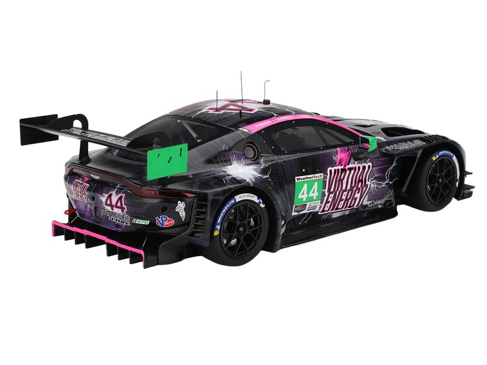 Aston Martin Vantage GT3 EVO #44 John Potter - Spencer Pumpelly - Marco Sorensen "Magnus Racing" IMSA "Six Hours of The Glen (Watkins Glen)" (2025) 1/18 Model Car by Top Speed view 5