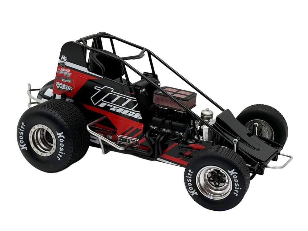 Winged Sprint Car #2C Cole Macedo "Two C Racing" (2026) 1/18 Diecast Model Car by ACME view 3