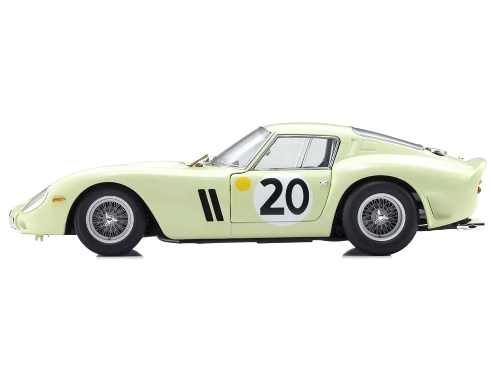 Ferrari 250 GTO #20 Innes Ireland - Masten Gregory "24 Hours of Le Mans" (1962) 1/18 Diecast Model Car by Kyosho view 4