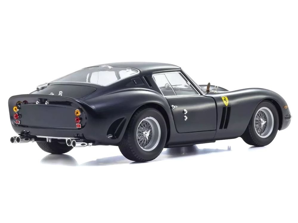 Ferrari 250 GTO Dark Blue Metallic 1/18 Diecast Model Car by Kyosho view 5