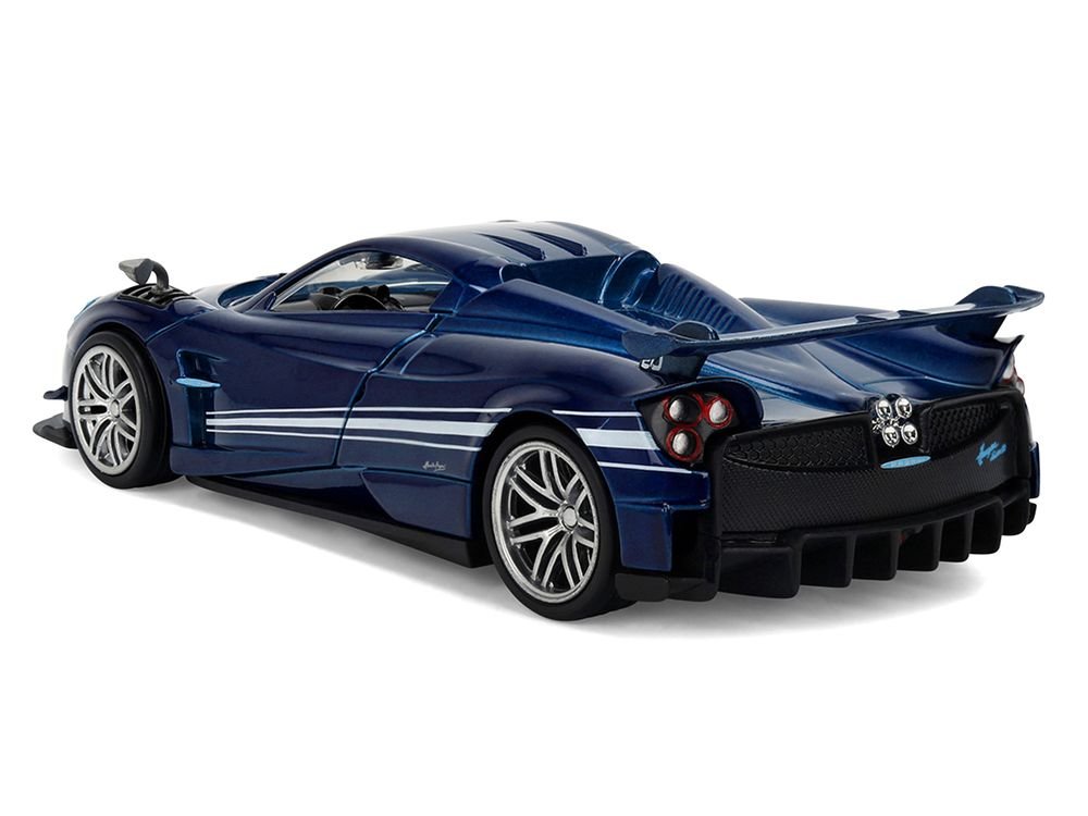 Pagani Huayra Roadster BC Blue Metallic with White Stripes "Fast X" (2023) Movie "Fast & Furious 25th Anniversary" Series 1/32 Diecast Model Car by Jada view 5