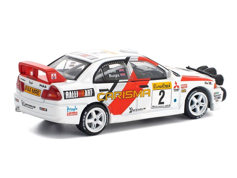 Mitsubishi Lancer Evolution IV RHD (Right Hand Drive) #2 Richard Burns - Robert Reid "Monte Carlo Rally" (1998) 1/64 Diecast Model Car by Pop Race view 5