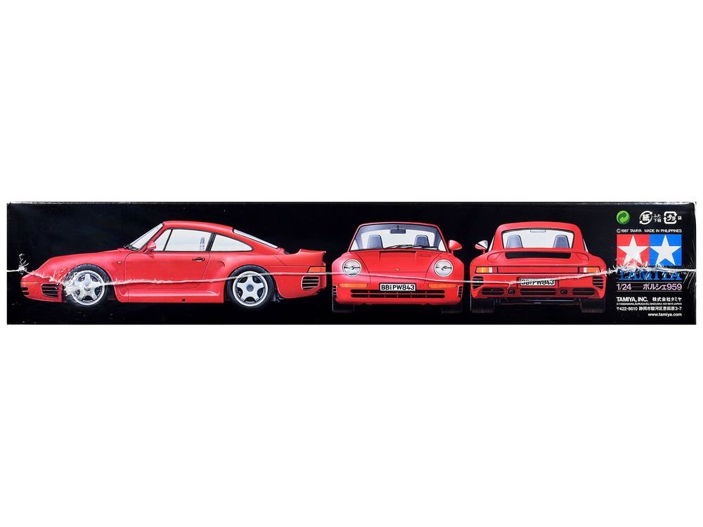 Model Kit Porsche 959 1/24 Scale Model by Tamiya view 3