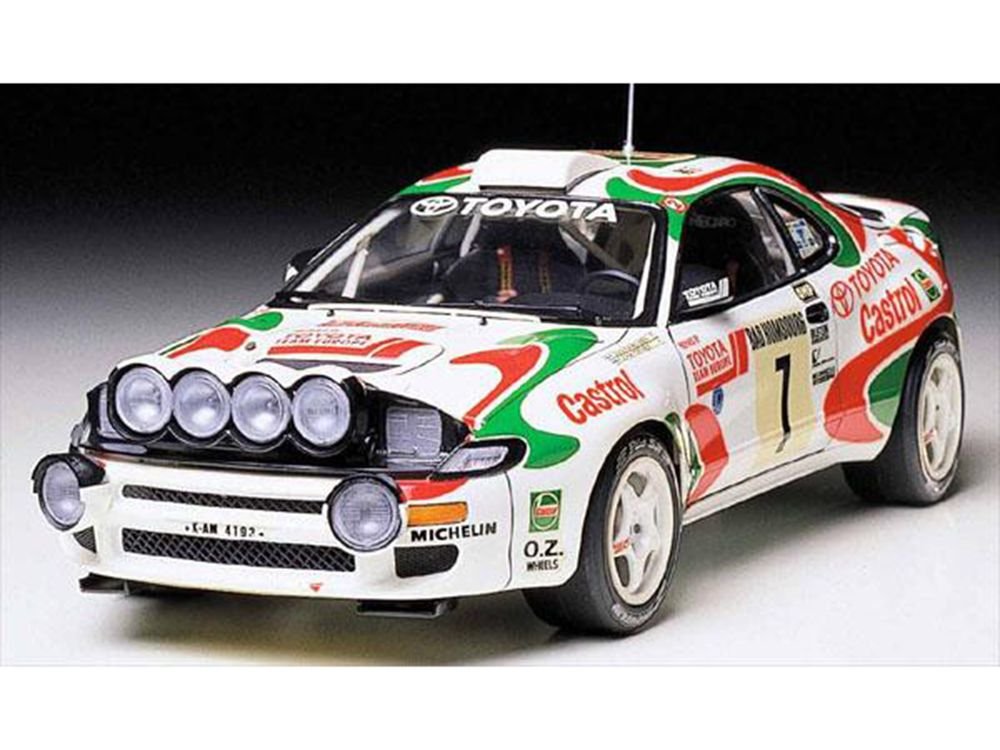 Model Kit Toyota Celica GT-Four (Castrol Celica) #3 Winner "Monte-Carlo Rally" (1993) 1/24 Scale Model by Tamiya view 2