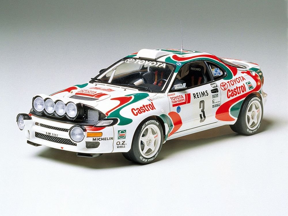 Model Kit Toyota Celica GT-Four (Castrol Celica) #3 Winner "Monte-Carlo Rally" (1993) 1/24 Scale Model by Tamiya view 3