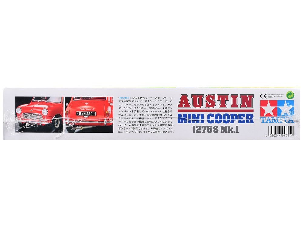 Model Kit Austin Mini Cooper 1275S MK.1 1/24 Scale Model by Tamiya view 4