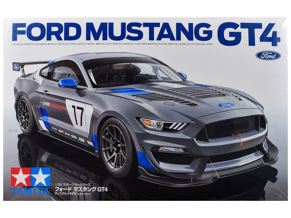 Model Kit Ford Mustang GT4 1/24 Scale Model by Tamiya
