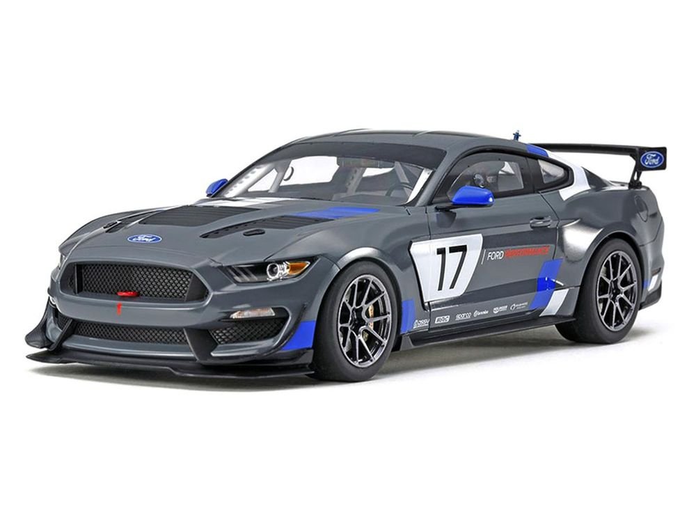 Model Kit Ford Mustang GT4 1/24 Scale Model by Tamiya view 2