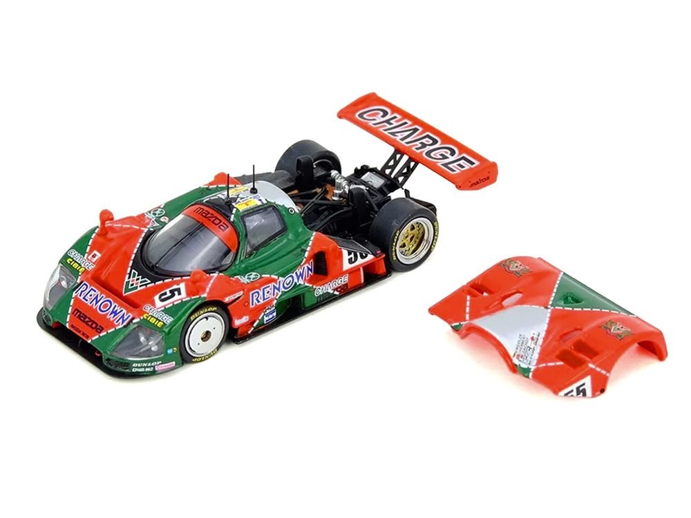 Mazda 787B #55 Johnny Herbert - Volker Weidler - Bertrand Gachot "Mazdaspeed" Winner "24 Hours of Le Mans" (1991) 1/64 Diecast Model Car by Inno Models view 2