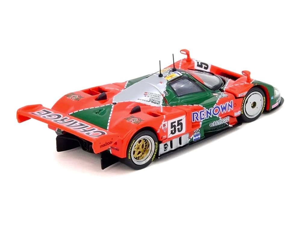 Mazda 787B #55 Johnny Herbert - Volker Weidler - Bertrand Gachot "Mazdaspeed" Winner "24 Hours of Le Mans" (1991) 1/64 Diecast Model Car by Inno Models view 4