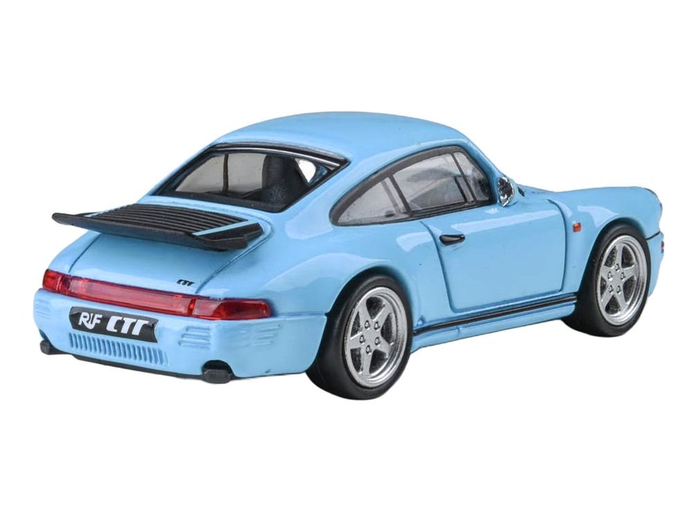 1987 RUF CTR Gulf Blue 1/64 Diecast Model Car by Paragon Models view 4