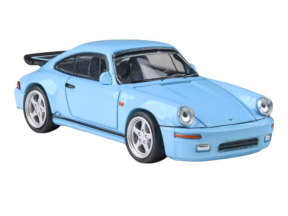 1987 RUF CTR Gulf Blue 1/64 Diecast Model Car by Paragon Models view 5