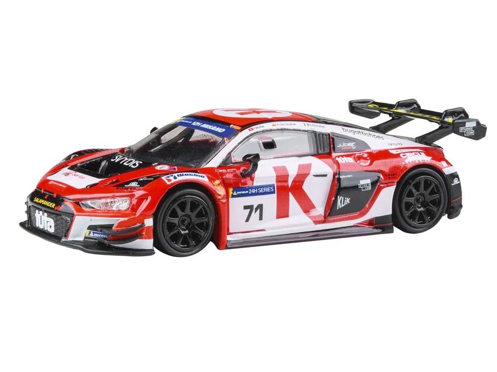 Audi R8 LMS GT3 EVO II #71 Arunas Geciauskas - Nicola Michelon - Tim Muller "Juta Racing" "12 Hours of Misano" (2025)  1/64 Diecast Model Car by Paragon Models view 2