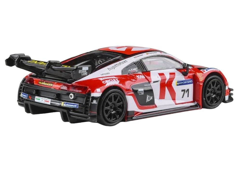 Audi R8 LMS GT3 EVO II #71 Arunas Geciauskas - Nicola Michelon - Tim Muller "Juta Racing" "12 Hours of Misano" (2025)  1/64 Diecast Model Car by Paragon Models view 3