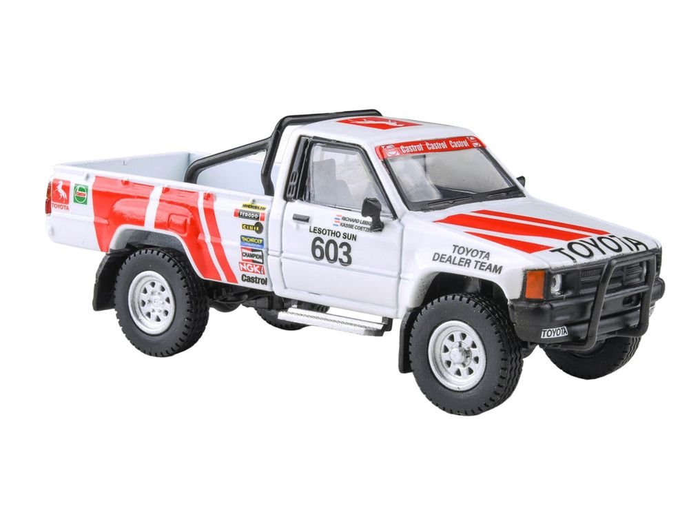 Toyota Hilux Pickup Truck #603 Kassie Coetzee - Richard Leeke Winner "Roof of Africa" (1993) 1/64 Diecast Model Car by Paragon Models view 4
