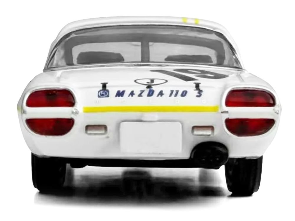Mazda 110 S Cosmo Sports RHD (Right Hand Drive) #19 "Marathon de la Route" (1968) 1/64 Diecast Model Car by Model Model view 4