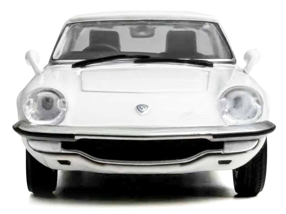 1968 Mazda 110 S Cosmo Sport RHD (Right Hand Drive) White 1/64 Diecast Model Car by Model Model view 2