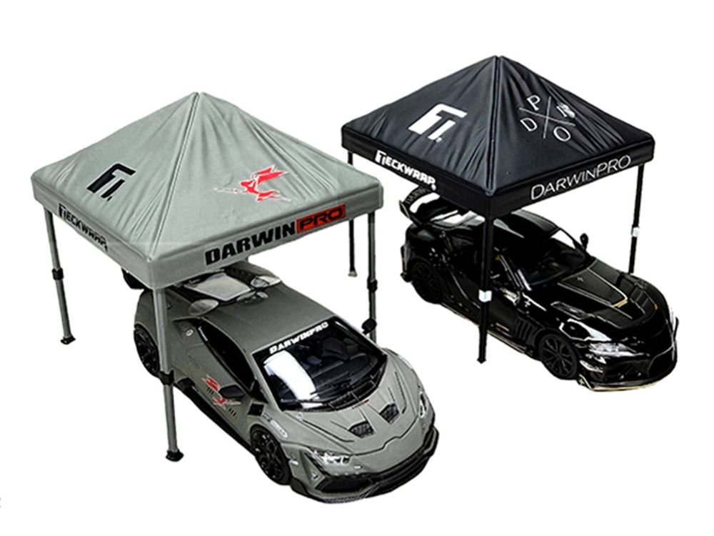 "DarwinPro x Teckwrap" Canopy 2 Piece Set Limited Edition for 1/64 Scale Models by American Diorama view 2