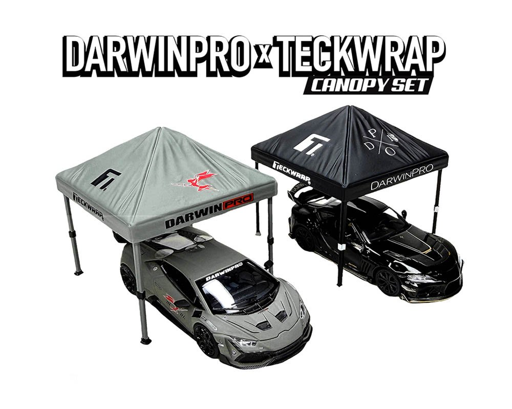 "DarwinPro x Teckwrap" Canopy 2 Piece Set Limited Edition for 1/64 Scale Models by American Diorama view 3