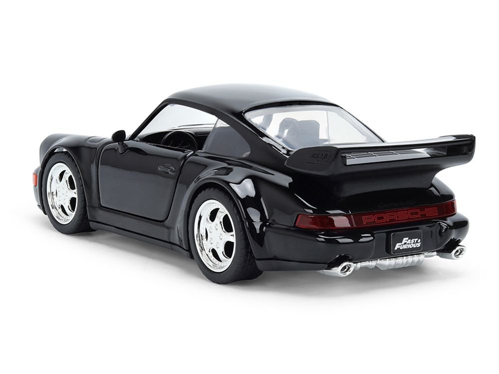 Porsche 911 Carrera RS 3.8 (964) Black "The Fast and the Furious: Tokyo Drift" (2006) Movie "25 Years of Fast & Furious" Series 1/32 Diecast Model Car by Jada view 5
