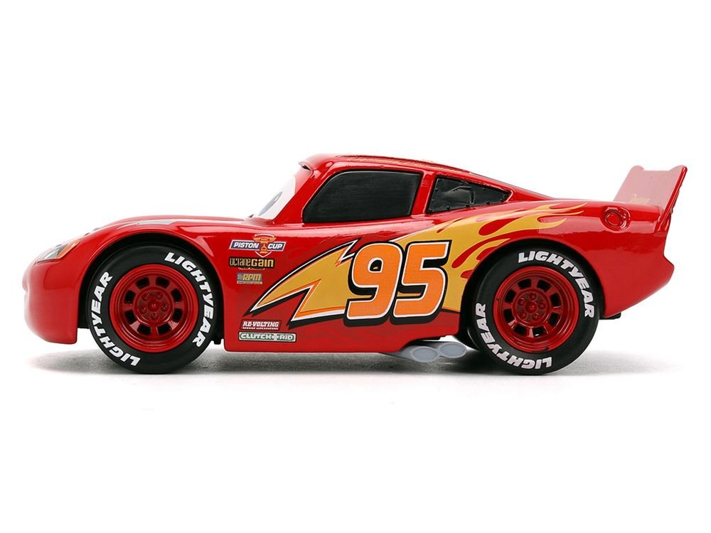 Lightning McQueen #95 Red "Cars" (2006) Movie "Hollywood Rides" Series 1/32 Diecast Model Car by Jada view 2