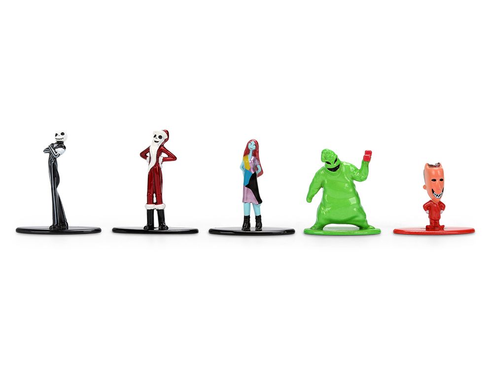 Set of 12 Diecast Figures "The Nightmare Before Christmas" (1993) Movie "Nano Metalfigs" Series Diecast Models by Jada view 3