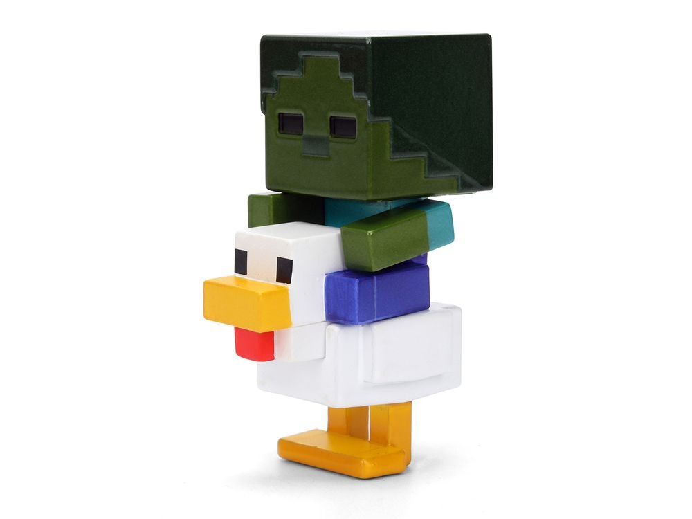 Set of 4 Diecast Figures "Minecraft" Video Game Wave 7 "Metalfigs" Series Diecast Models by Jada view 4