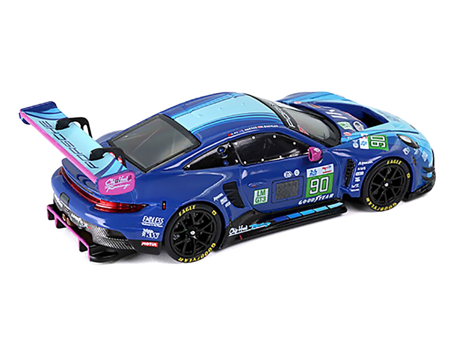 Porsche 911 GT3 R (992) #90 Antares Au - Klaus Bachler - Loek Hartog "Manthey" "24 Hours of Le Mans" (2024) 1/64 Diecast Model Car by Trends Hobby view 4
