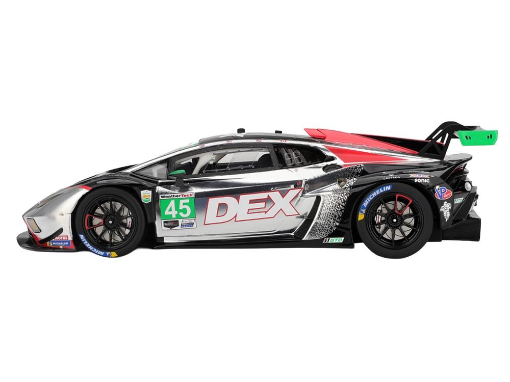 Lamborghini Huracan GT3 EVO2 #45 Graham Doyle - Danny Formal - Trent Hindman - Kyle Marcelli "Wayne Taylor Racing" IMSA "24 Hours of Daytona" (2025) 1/18 Model Car by Top Speed view 3